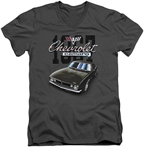 Мъжки t-shirt Chevy от A& E Designs, Класическа риза Camaro Slim Fit с V-образно деколте