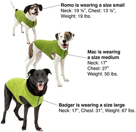 Пуловер за кучета Kurgo K9 Core | Пуловер за кучета целогодишно | Жилетка от мек вълнен плат за кучета | Трикотажная
