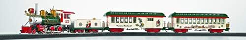 Влакове Бахмана - Готов да започне электропоезд на Норман Рокуел от Американско Коледа - в мащаб, 30 парчета - Пласта