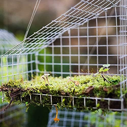 Mstiyx Тел от неръждаема стомана, Тканая метална мрежа, Градинска мрежа за ограда на градината и аксесоари за дома, със