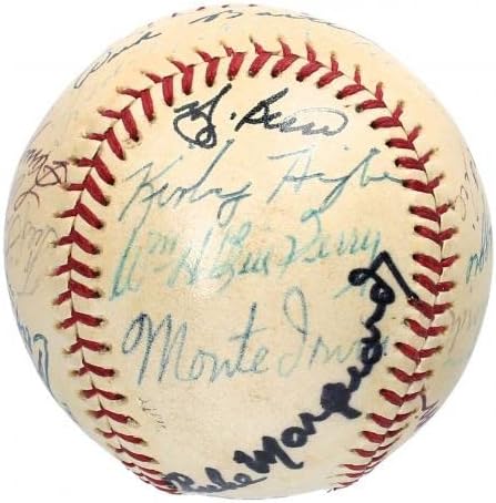 Редки Бейзболни топки New York Giants HOF Легенди с Автограф Рубе Маркварда Джордж Кели PSA - Бейзболни Топки с автографи