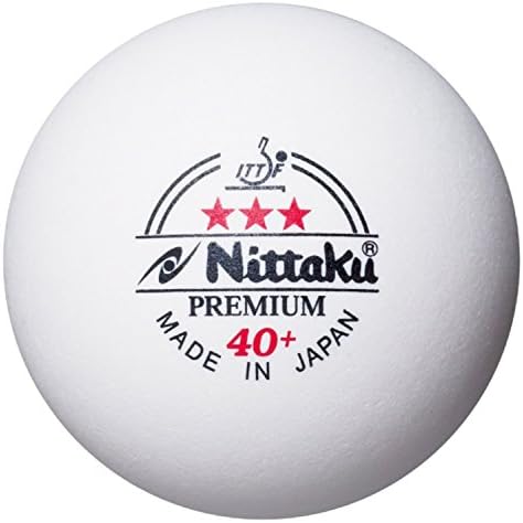 ニッタク(Nittaku) 卓球 ボール 国際公認球 プラ 3スター プレミアム