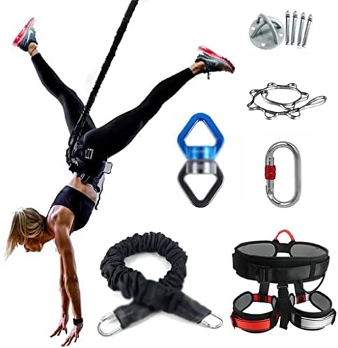 QUUL Бънджи Танц Летящ Окачен на Въже, Въздушен кабел за практикуване на Йога, Определени Эспандеров За тренировки, оборудване