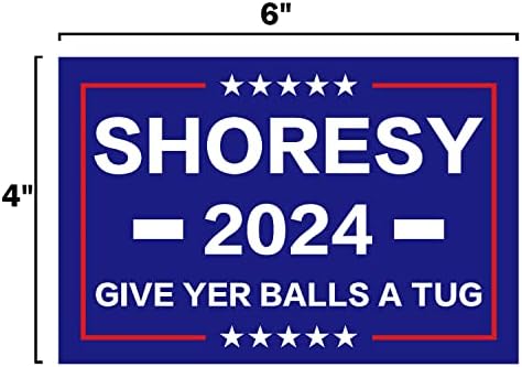 2 Опаковки, етикети, стикери Shoresy 2024 6x4 инча, ще придадат на вашия шарикам сила, забавни водоустойчиви стикери