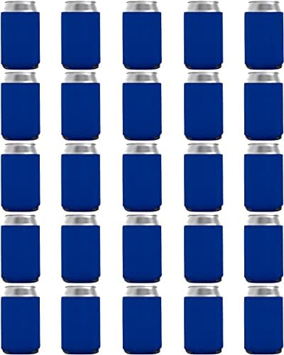 1000 Опаковки на Празни охладители за консерви Royal Blue, Адаптивни Охладители за Кутии за Сублимация, Много Дебел Сгъваем