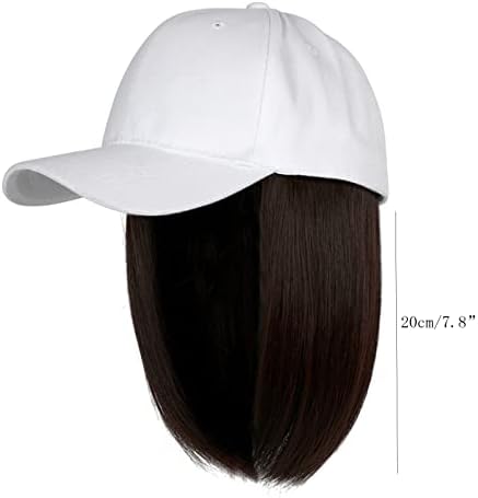Бейзболна шапка за голф с наращенными коса Директен къса прическа Боб Регулируема, подвижна перука Смешни шапки