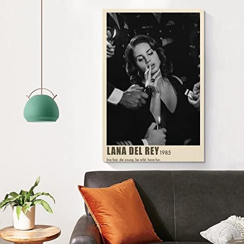 Плакати с Ланой Дел Рей, реколта плакати за стая, Естетическо Изкуство върху Платно и стена, арт Принт, Плакати за декор