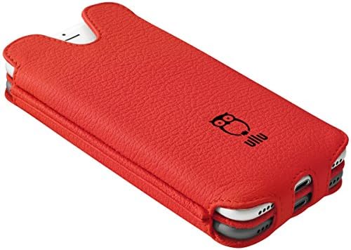 Кожен калъф ullu Premium за iPhone 8 Plus/ 7 Plus - Кървави Адски Червено UDUO7PPL10