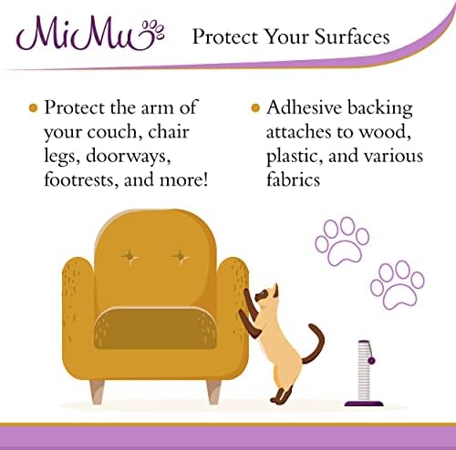 MiMu Cat Защитна Лента за мебели, за да се Запази Листове - 10pk Пластмасови Средства за Защита Мебели от Котешки Драскотини