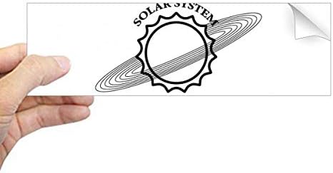 DIYthinker Звезди Орбита На Слънчевата Система Светлия Правоъгълник На Стикер Върху Бронята На Стикер На Прозореца Лаптоп