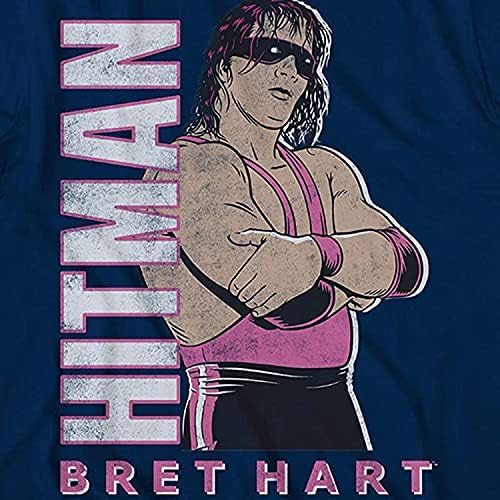 Тениска на WWE WCW Брет Харт - Брет Убиец Харт - Ласкател - WWF световен Шампион в тежка категория Брет Харт Тениска